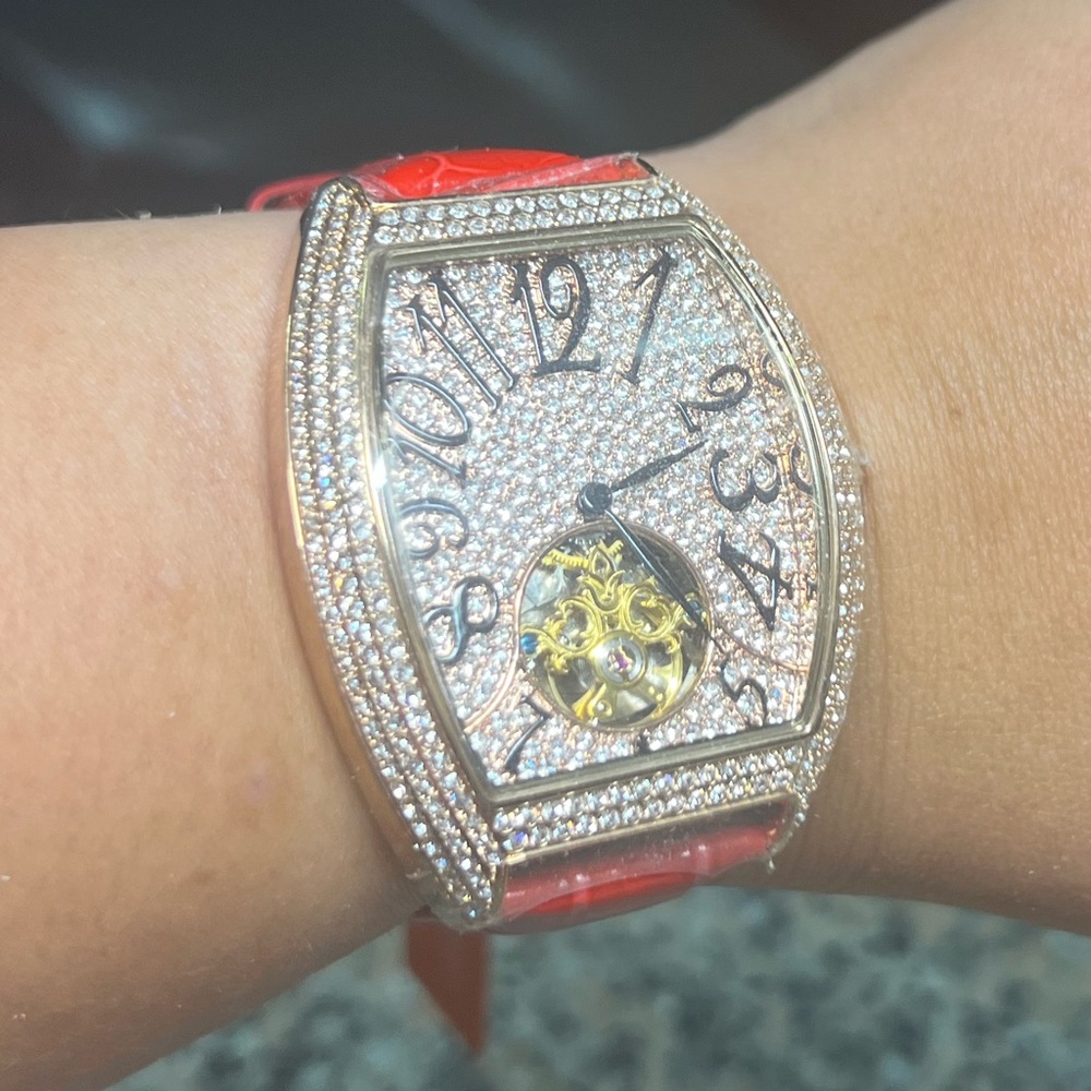 Crystals from Swarovski watch